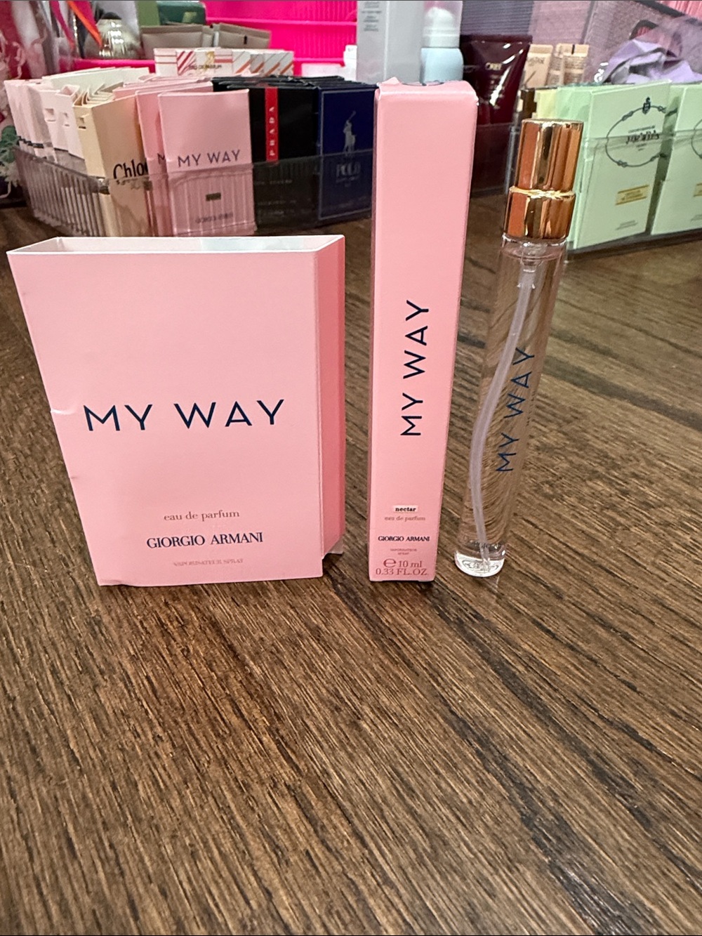 Giorgio Armani My Way sample and 10 ml spray